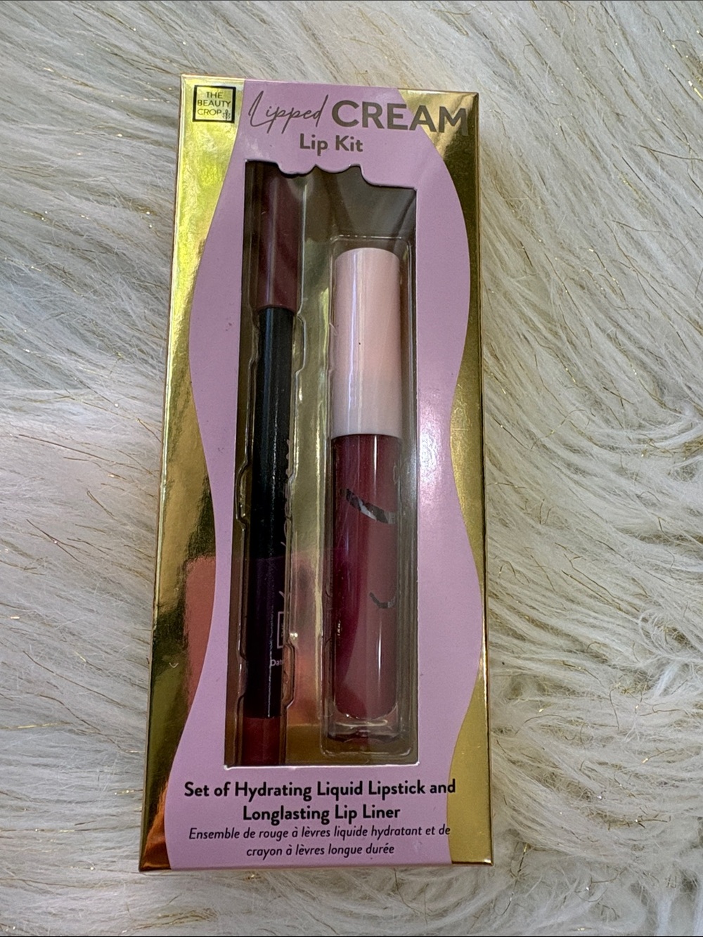 The Beauty Crop Lipped Cream Lip Kit - Rose Berry